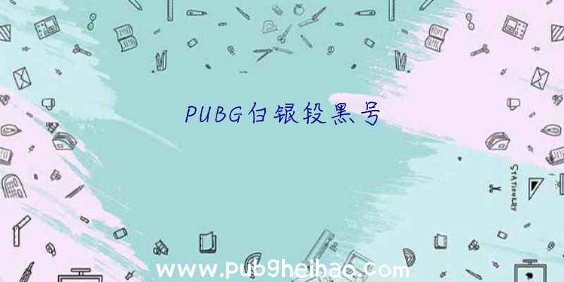 PUBG白银段黑号