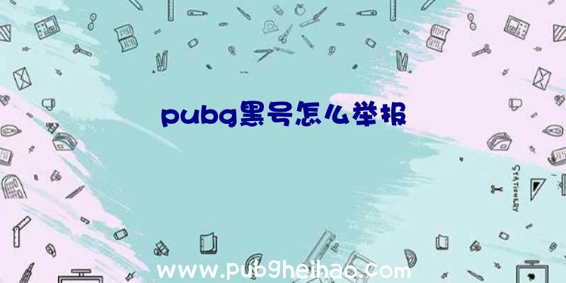 pubg黑号怎么举报