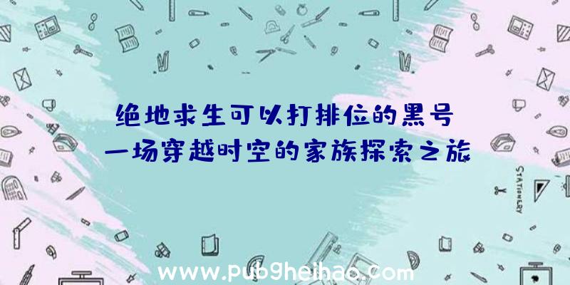 《绝地求生可以打排位的黑号》：一场穿越时空的家族探索之旅